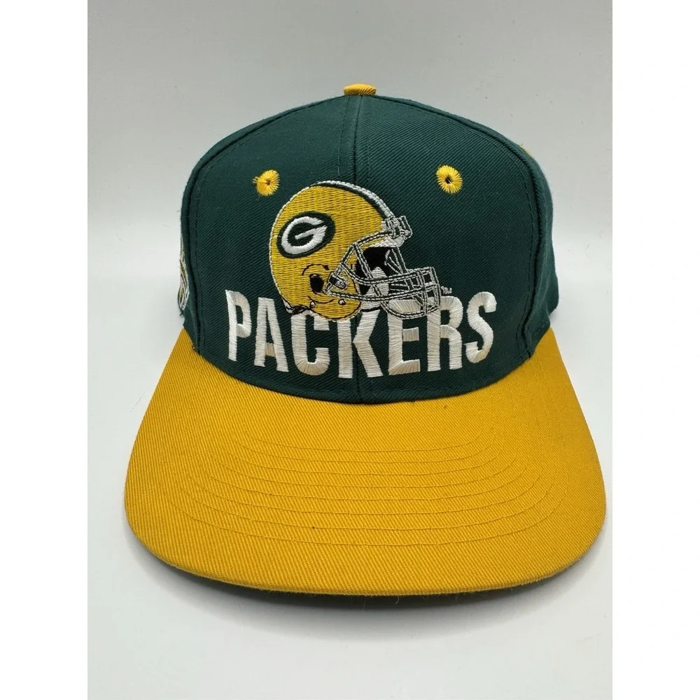 VTG Green Bay Packers 75th Anniversary Snapback Hat NFL Team NFL